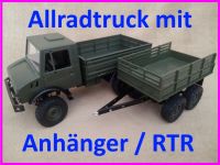 Unimog U1300 RTR 1:12 Grün 4x4 2.4GHz RC Truck Crawler + Anhänger Brandenburg - Cottbus Vorschau
