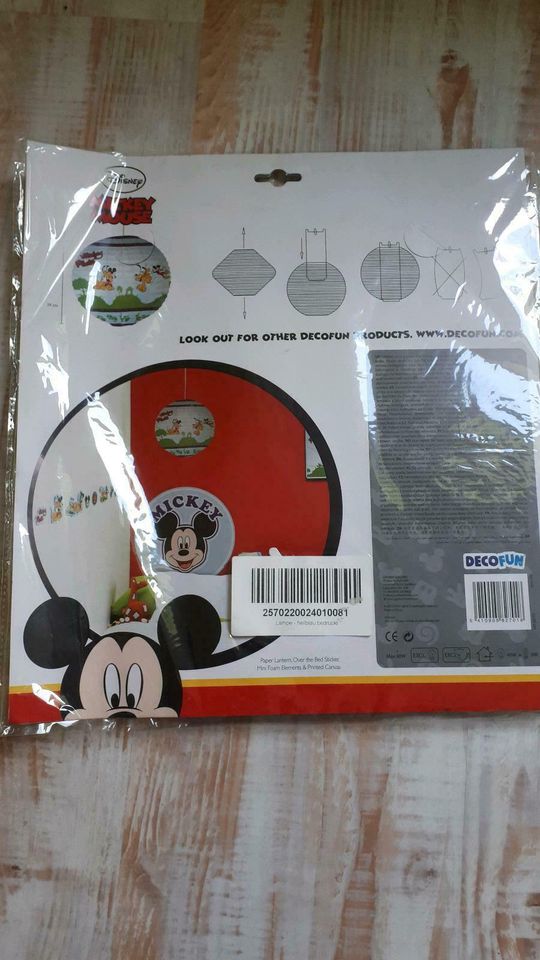 Micky Mouse Lampenschirm in Crossen an der Elster