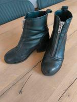 Leder-Stiefeletten mit Reißverschluss Niedersachsen - Mechtersen Vorschau