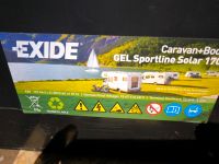 2 x Exide Gel Sportline Solar 12V 170Ah Caravan + Boot Niedersachsen - Harsum Vorschau