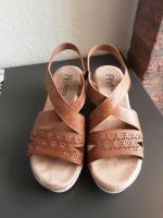 ❤Sandalen Braun Cognac Keilabsatz gr.37 ❤ Nordrhein-Westfalen - Much Vorschau