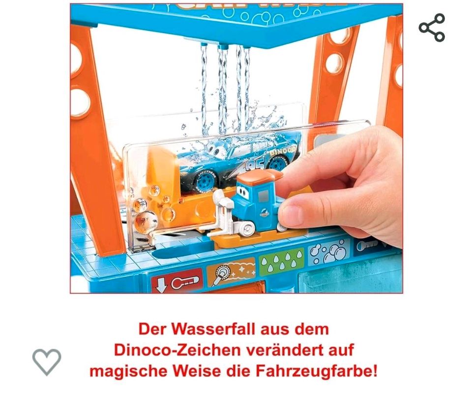 Disney Cars Waschanlage mit Farbwechselauto in Zickhusen