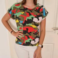 Farbenfrohes Armee Look Shirt , T-Shirt 95 % Baumwolle, Gr. S/M Baden-Württemberg - Göppingen Vorschau