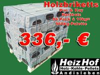 Holzbriketts Pini & Kay Hartholz 960kg-Palette Thüringen - Gebesee Vorschau