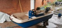 Motorboot Sportboot super für Kinder mit Aussenborder zu verkaufe Niedersachsen - Moormerland Vorschau