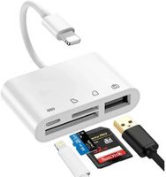 4 in 1 OTG Lightning auf SD/TF/USB Adapter für iPhone IPad Pro EU Nordrhein-Westfalen - Gronau (Westfalen) Vorschau