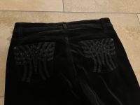 CAMBIO Samthose mit Strass schwarz NORAH Straight Gr 36 Bayern - Velden Vorschau