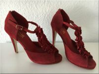 Rote Wildleder Killer-Heels in Gr. 41 * Open Toe * 12 cm Absatz Essen - Bergerhausen Vorschau