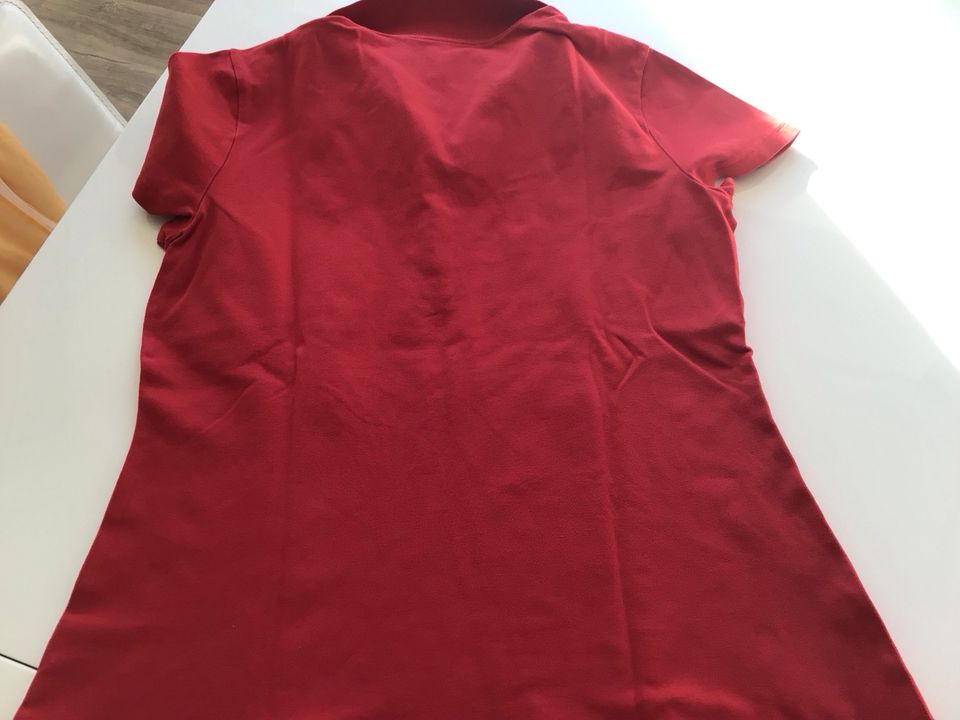 Tommy Hilfiger, Poloshirts, Damen, Größe M, rot, in Belm