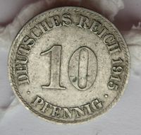 MÜNZE KAISERREICH 10 Pfennig 1915 A Nordrhein-Westfalen - Wesel Vorschau