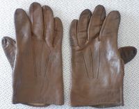 Alte Handschuhe Leder gefüttert Vintage Retro braun Gr. 6 7 Rheinland-Pfalz - Üxheim Vorschau