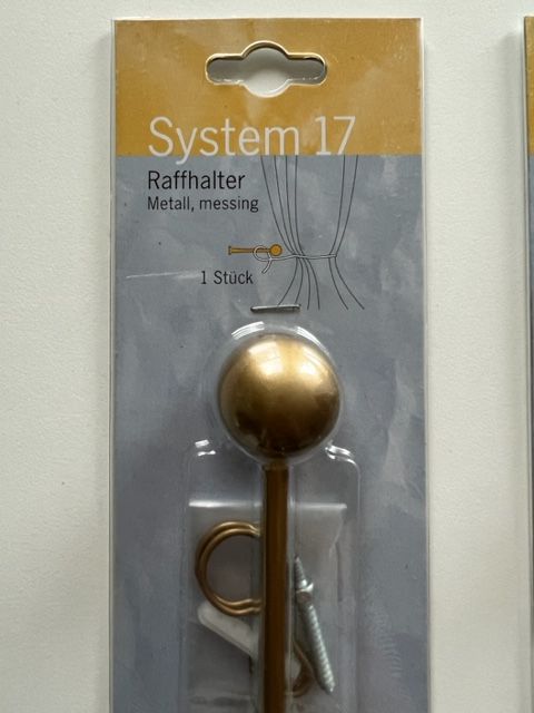 2 x Raffhalter Messing SUN Collection System NEU Original verpack in Freiburg im Breisgau