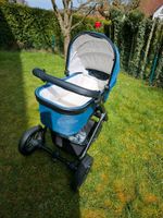 Moon Scala Kombikinderwagen Babyschale Sportsitz blau wie neu Hessen - Schöneck Vorschau