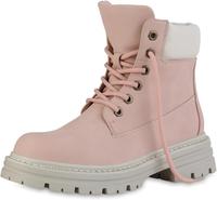 Neu! Damen Stiefeletten Worker Boots, rosa, Gr.38 Niedersachsen - Beverstedt Vorschau