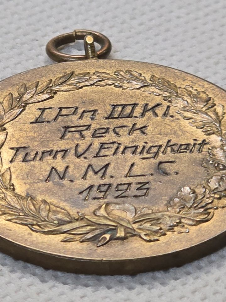 Sammler, Antike, Münze, Medaille 1923, IPn III ki Reck Turn V. Ei in Recklinghausen