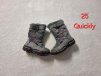 Mädchen 25 Schuhe Stiefel Fütterung grau pink Quickly Nordrhein-Westfalen - Paderborn Vorschau