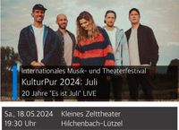 2x Tickets für Juli | Kultur Pur 18.05.2024 Nordrhein-Westfalen - Hilchenbach Vorschau