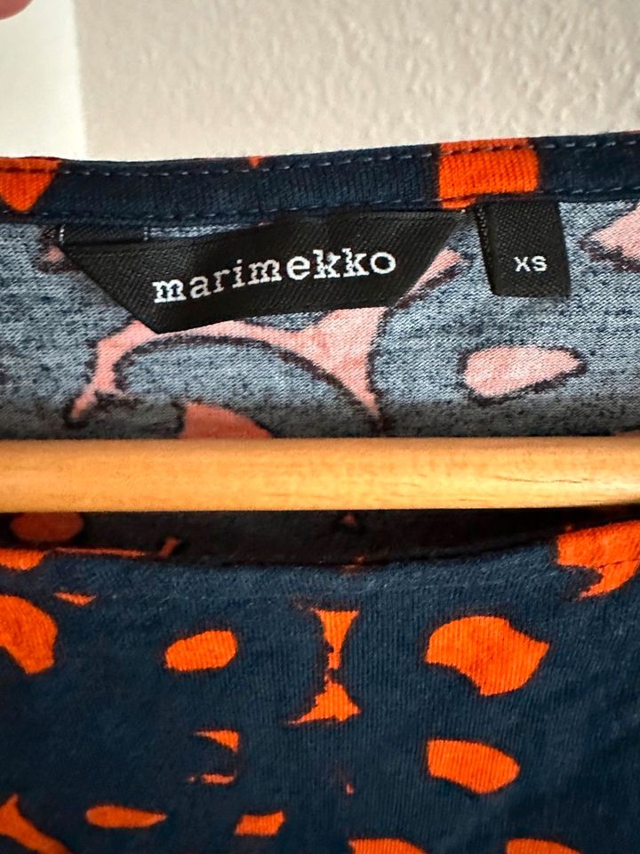 Marimekko Kleid XS 34 36 blau orange Top Shirt Scandi Finnland in Köln