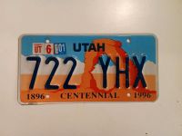 Original Car Plate USA Utah Baden-Württemberg - Remchingen Vorschau