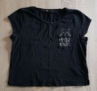 Kurzes T-Shirt * Brusttasche mit Katze & Aufschrift * Gr. L Rheinland-Pfalz - Zweibrücken Vorschau