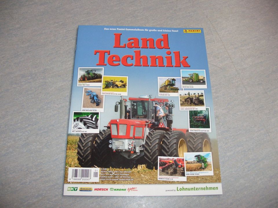 Panini Land Technik Album Leer Leeralbum sehr gut erhalten wie Ne in Eschborn