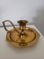 Alter Kerzenhalter vintage retro antik Hochzeitsdeko gold Nordrhein-Westfalen - Heek Vorschau