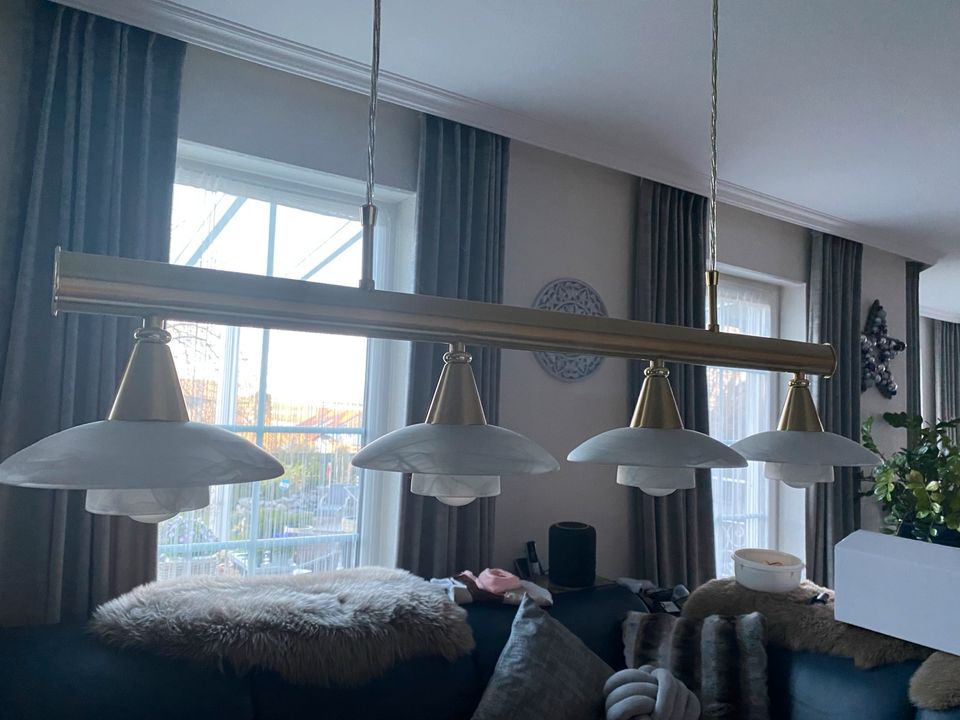 Pendelleuchte Lampe Wohnzimmer, Gold in Grafschaft