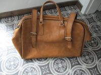 hellbraune Kunstledertasche 1960er Jahre Hamburg-Mitte - Finkenwerder Vorschau