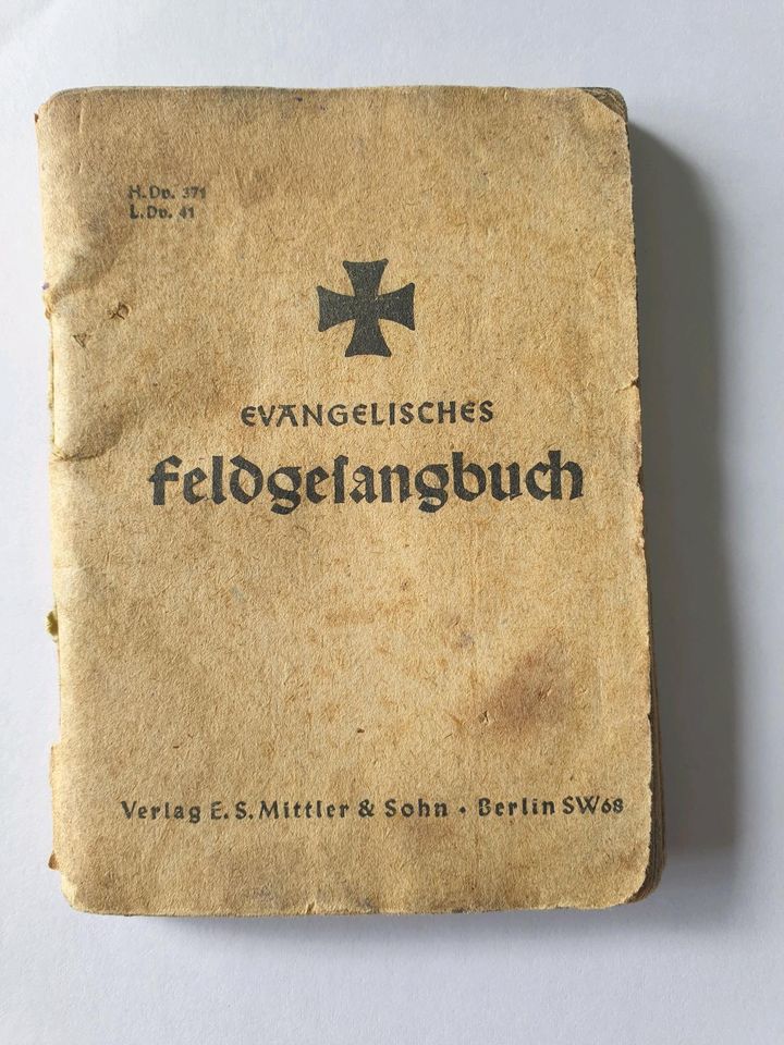 Evangelisches Feldgesangbuch Verlag Mittler und Sohn Berlin SW 68 in Anklam