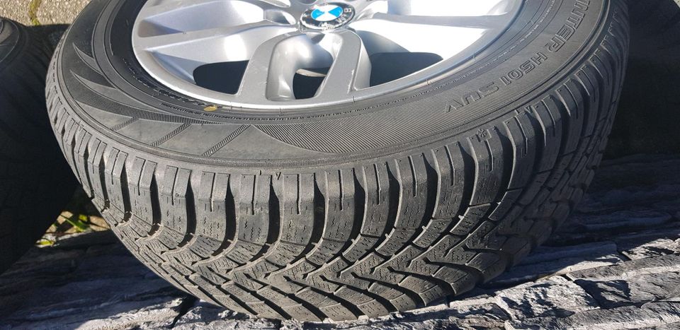 Allufelgen mit M+S Falken reifen. Bmw x3 225/60  R17  103V in Reifenberg