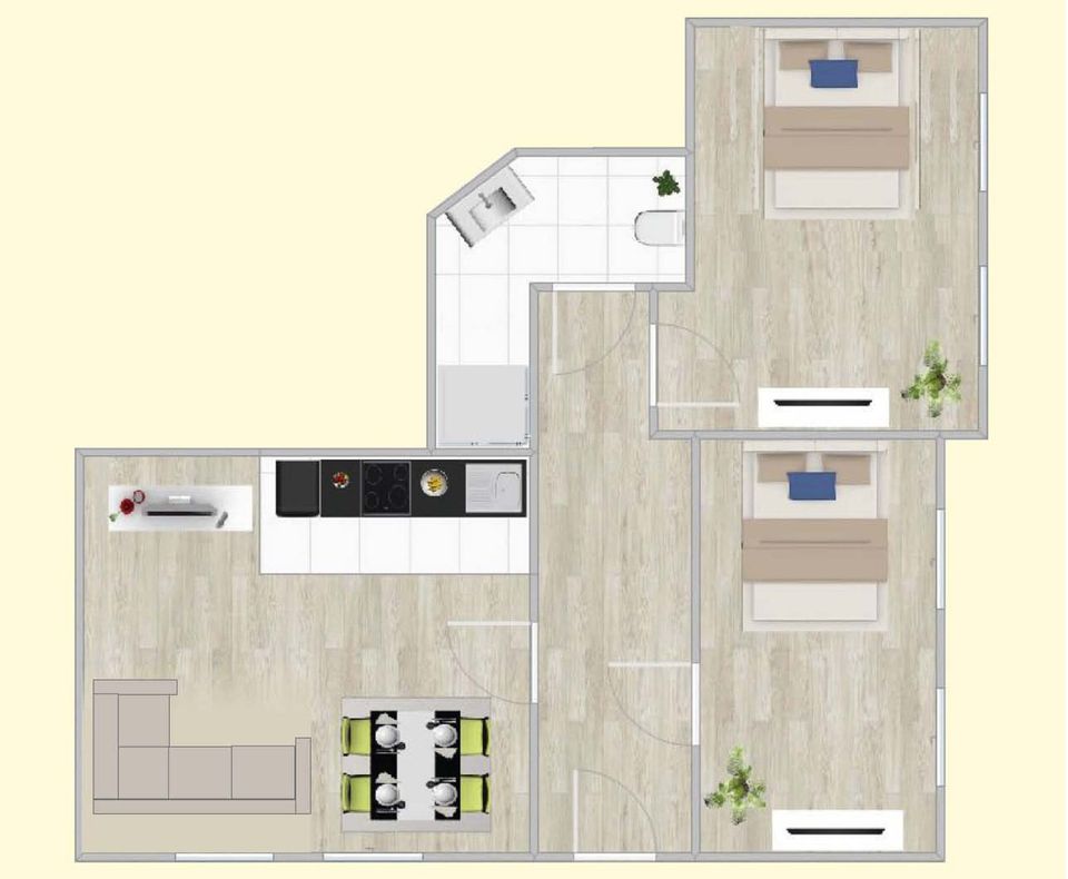 Ferienwohnung Thale bis 4 Personen, Alte Försterei in Thale