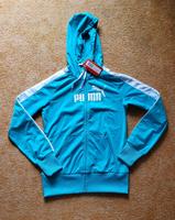 NEU Puma Damen-Trainingsjacke, Größe 38, Hellblau, Weiß, Sweat Sachsen - Aue Vorschau