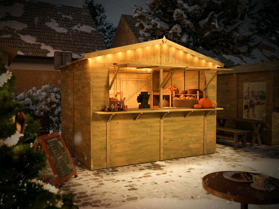 Abbauhelfer Weihnachtsmarkt Transport Marktstand Verkaufsbude in Dresden