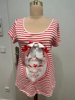 Original Vila T-Shirt marine gestreift München - Maxvorstadt Vorschau