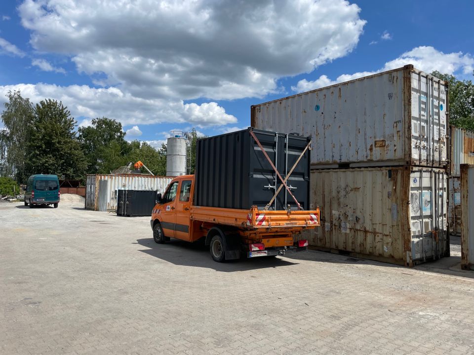 8ft neuwertig RAL 7021 Baustellencontainer Minicontainer mieten in Nürnberg (Mittelfr)