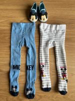 2 Mickey Mouse Strumpfhosen und 1 Paar Babyschuhe, Gr. 74/80 Bayern - Sinzing Vorschau