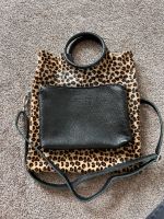 Lederhandtasche mit Leoparden-Imitat Nordrhein-Westfalen - Bünde Vorschau