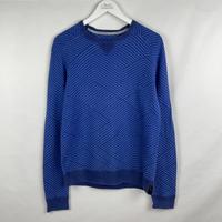 Calvin Klein Jeans Pullover Blau gemustert (S) Bayern - Lochhausen Vorschau