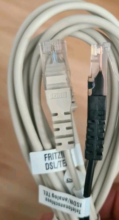 Original AVM Fritz!Box DSL Telefon Kabel RJ45 Y Kabel 4 m - NEU in Burg (Dithmarschen)