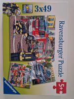 Ravensburger Puzzle 3x49 Teile, Einsatzfahrzeuge Bremen - Seehausen  Vorschau