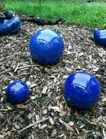 3 Keramik Kugeln, blau, Set, Garten / Terrassen Deko Rheinland-Pfalz - Gau-Odernheim Vorschau