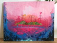 futuristisches Bild - Alien City - 70 x 90 cm Berlin - Marzahn Vorschau