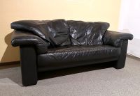 Design Leder-Sofa schwarz-superweiches, nicht kaltes Leder ! Hessen - Breuna Vorschau