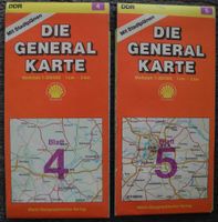 DDR Die Generalkarte 4 + 5, Maßstab 1: 200000, mit Stadtplänen, Rheinland-Pfalz - Neustadt an der Weinstraße Vorschau