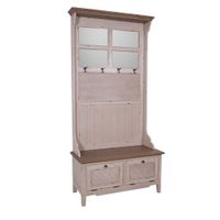 Garderobenschrank Bretagne Holz Vintage Look creme weiß Schleswig-Holstein - Heiligenstedten Vorschau