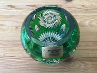 Bohemia Kristall Kugelvase Bleiglas grün überfangen vintage TOPP Berlin - Steglitz Vorschau