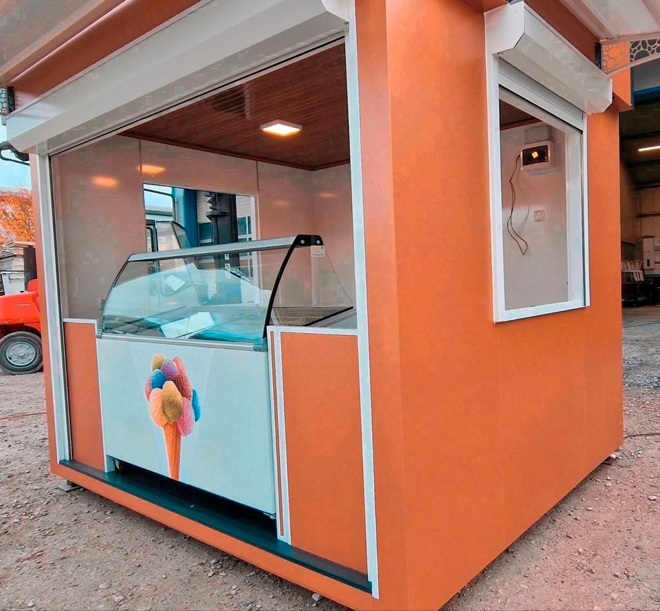 Jetzt anfragen! - Imbisscontainer Verkaufsstand Kiosk Verkaufscontainer Shop Imbissbude Fastfoodcontainer Eisdiele Cafe Verkaufstheke - Europaweiter Versand - 2 Jahre Garantie  Neuware aus Deutschland in Duisburg