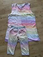 Regenbogen Batik Festival Hippie Set Leggins & Oberteil / Kleid Thüringen - Jena Vorschau