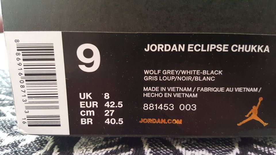 NEU. Jordan Eclipse Chukka Gr. 42,5 .Basketballschuhe in Paderborn