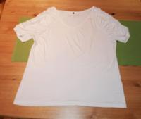 BON PRIX selection Shirt 48/50 weiß gesmokte Ärmel Brandenburg - Lübbenau (Spreewald) Vorschau
